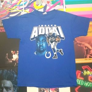 Vintage Colts Joseph Addai T-shirt size Small 90s 00s Indianapolis